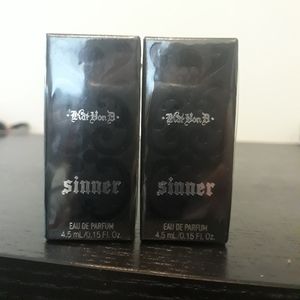 BNIB Kat von d sinner purse spray 2 pack